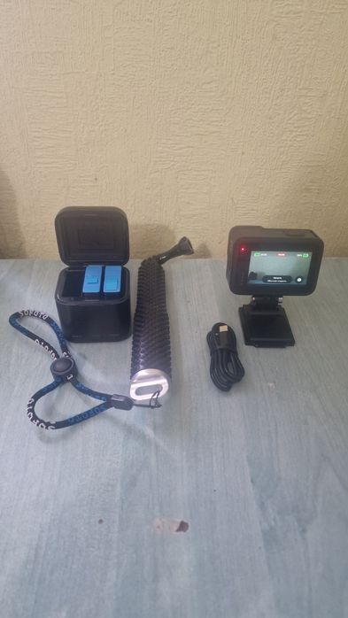 Екшн-камера GoPro Hero 9 Black + Суперкомплект (3 АКБ Telesin, кріплення)
