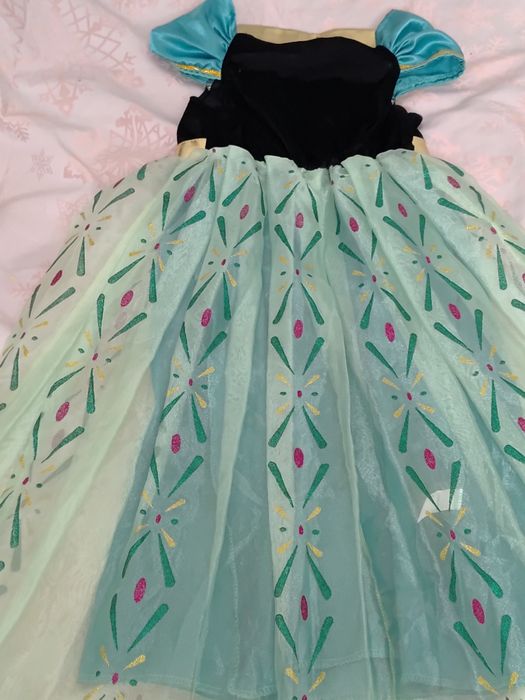 Strój przebranie kraina lodu księżniczka Anna 2 części rozmiar 140