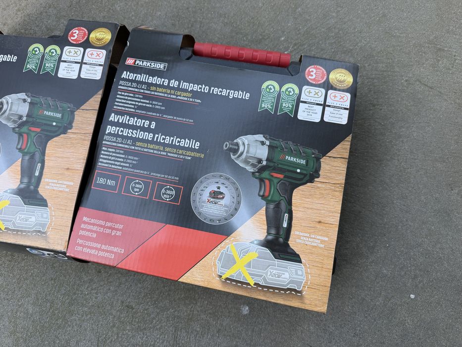 Aparafusadora impacto 20v parkside