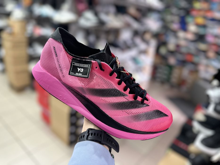 Кросівки для бігу в кооаборації Adidad Y- 3  Takumi Sen 10 pink