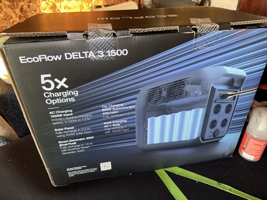 Зарядна станція Ecoflow Delta 3 1500 / 1800 Вт / 1536 Вт⋅год / LiFePO4 (EFDELTA1500-EU)