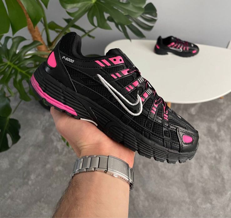 Кросівки Жіночі Nike P-6000 Blast Pink Black 36-40 Топ якість зручні