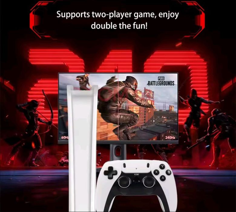 Game Stick 4K М15, 30000+ ігор, 2 бездротові геймпади