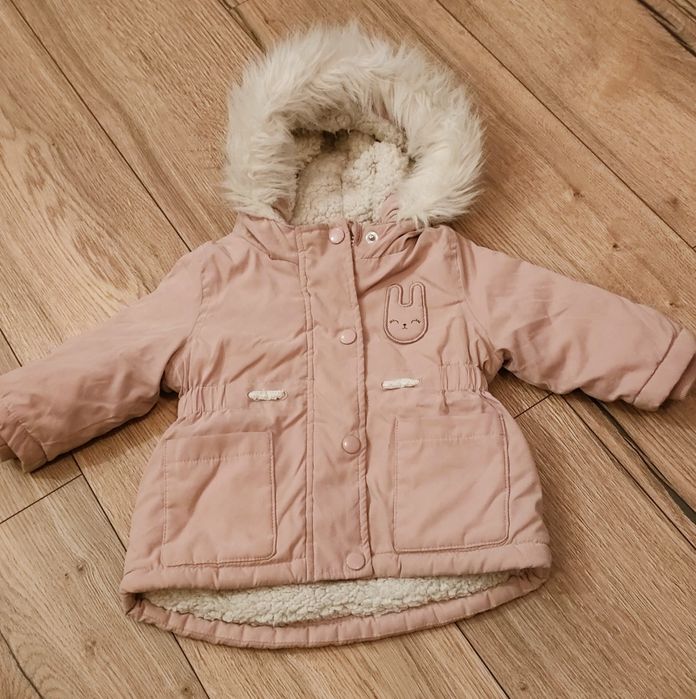 Kurtka parka dla dziewczynki