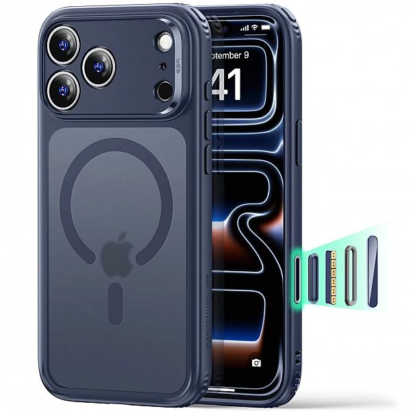 Esr Classic Hybrid Magsafe Iphone 17 Pro Max / 18 Pro Max Frosted Blue