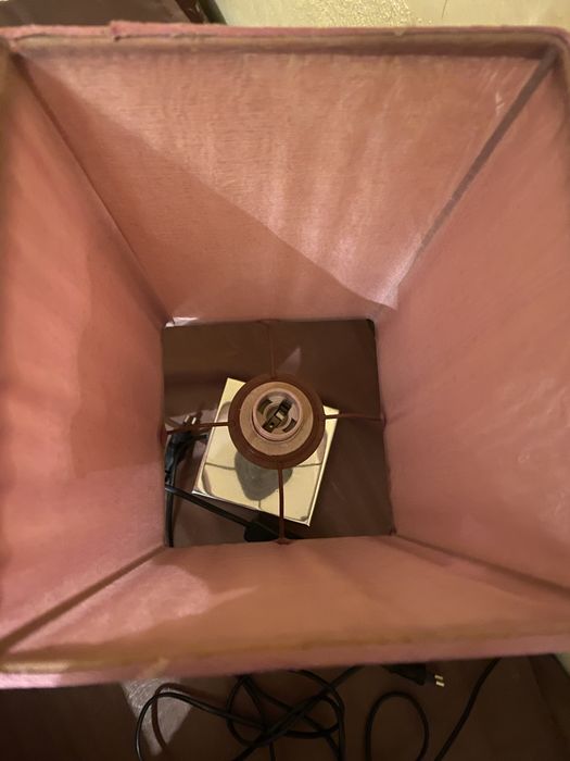 Candeeiros praticos rosa velho