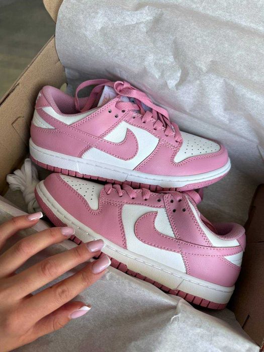 !АКЦІЯ! Nike SB Dunk Pink White 36 37 38 39 40 | найк сб данк рожеві