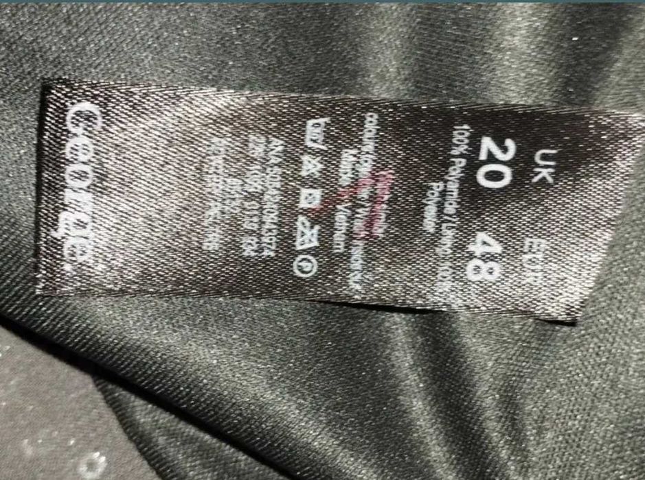 Жіночий темно-сірий топ на бретельках в паєтках  George 54-56