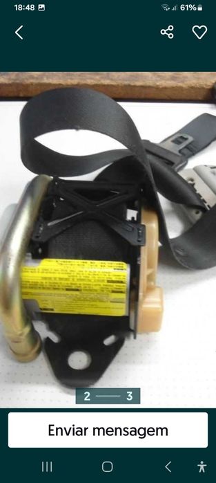 Cinto segurança toyota corolla e 12  *NOVO*  Modelo 3 Portas