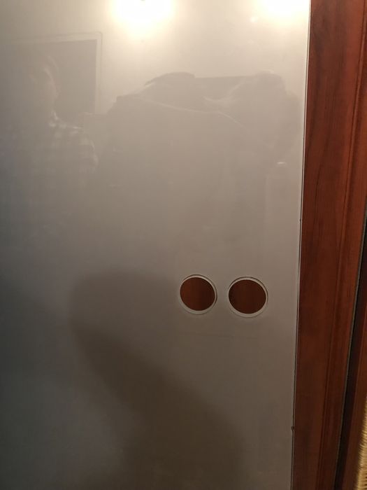 Drzwi szklane hartowane matowe