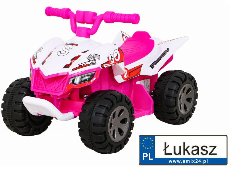 Pojazd Quad Dla Dzieci  na Akumulator The Fastest Różowy Brd-2101