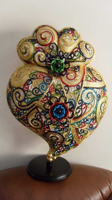 Peças Artesanais Coração de Viana