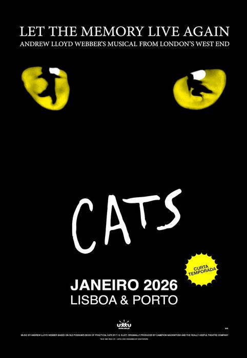 3 Bilhetes Musical Cats
