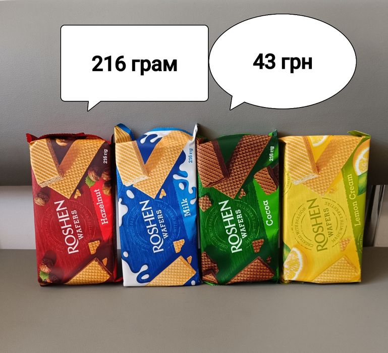 Солодощі, сухарики, печиво, вафлі