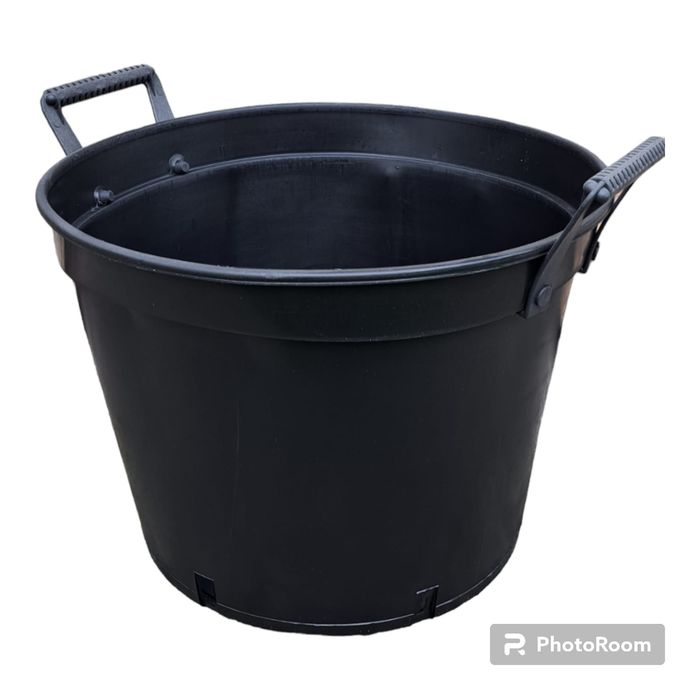 Doniczki produkcyjne 20 L z uchwytami zanitowanymi na stałe 36cm