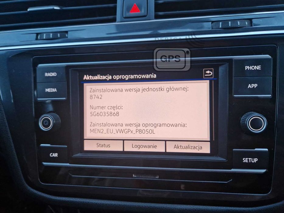 Polskie Menu Volkswagen VW Tiguan II Mib2 2.5 MEN2 LG Konwersja USA-EU