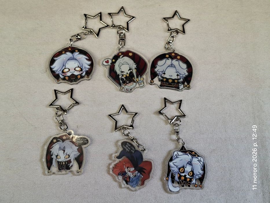 Пьеро мягкая игрушка 10 см Freak circus Цирк фриков Pierrot Арлекин