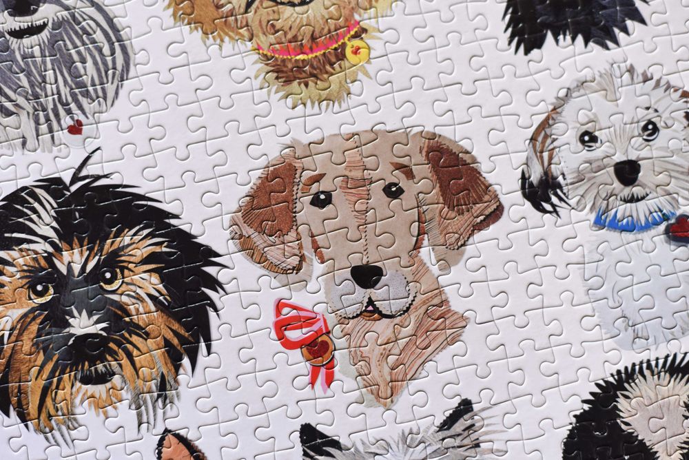 Пазл "Песики", 1000 елементів, Galison