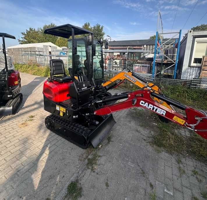 NOWA Minikoparka 1000kg 3 Łyżki CT10 Ramię Skrętne 84 cm SZEROKOŚCI