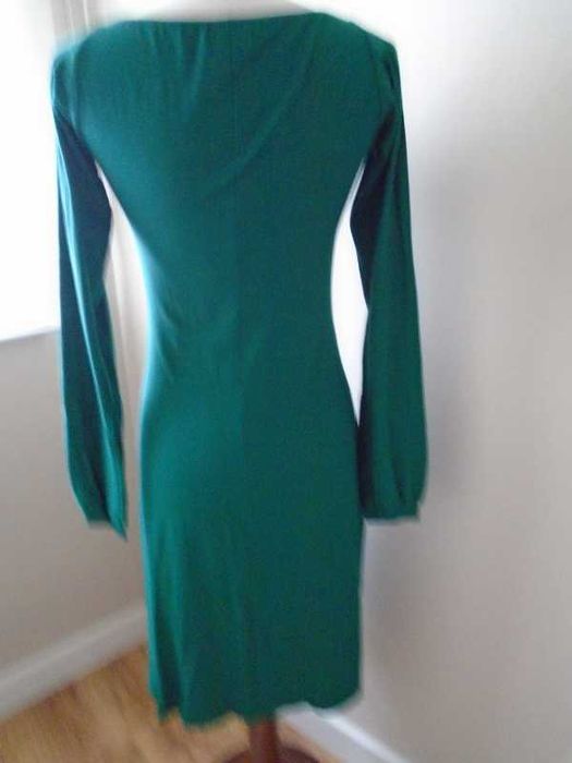 Vestido verde Blanco