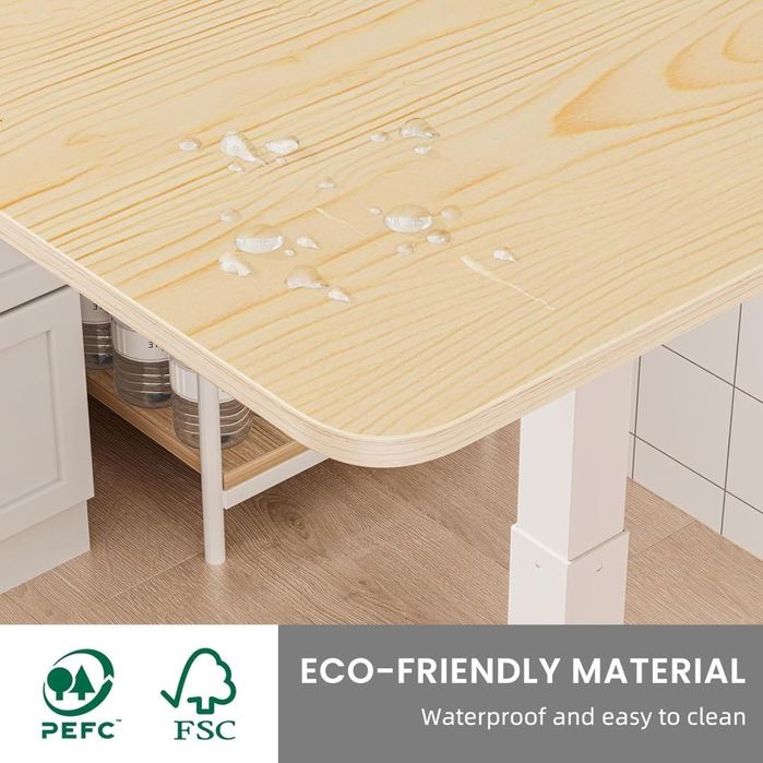 Dripex Stolik pomocniczy z regulacją wysokości na kółkach