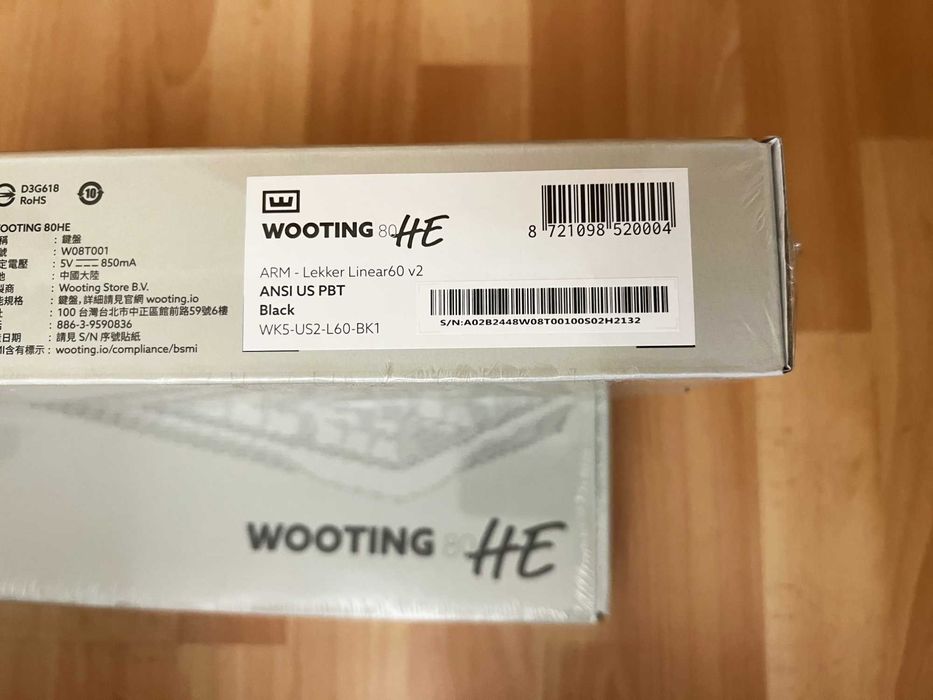 НОВЫЕ! Wooting 80HE 8K Игровая клавиатура вутинг вутінг