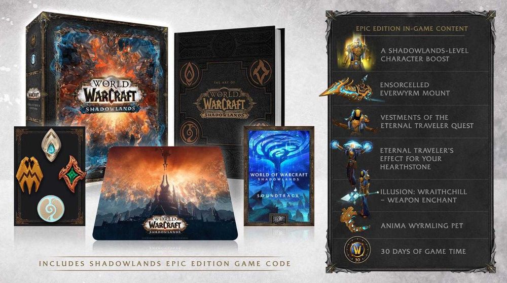 World of Warcraft - Shadowlands Collector's Edition (Novo, Selado)