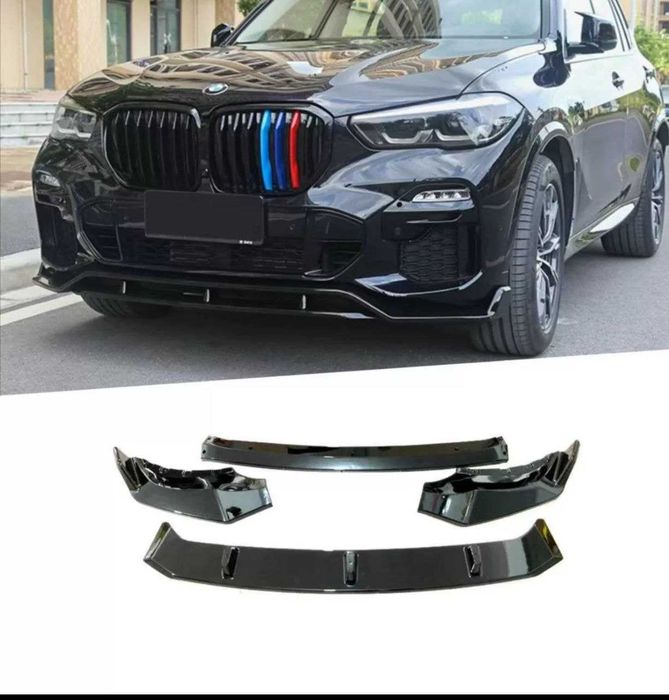 Комплект обвісів на BMW X5 G05 диффузор спойлер губа  сплиттер сплiтер