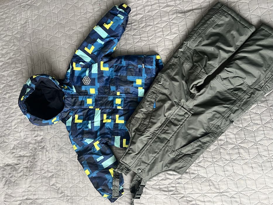 Комбінзон роздільний, лижні штани, куртка зимова, для хлопчика 86/92