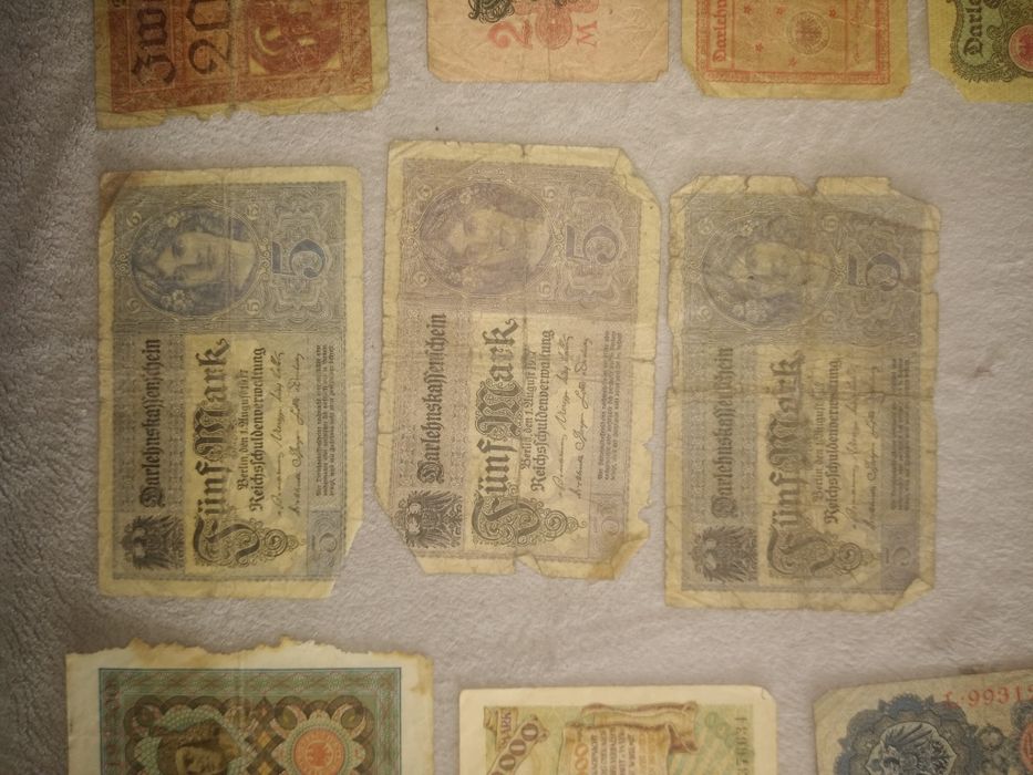 Stare niemieckie banknoty