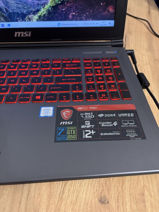 Laptop MSI GV62 7RD Środa Wielkopolska • OLX.pl