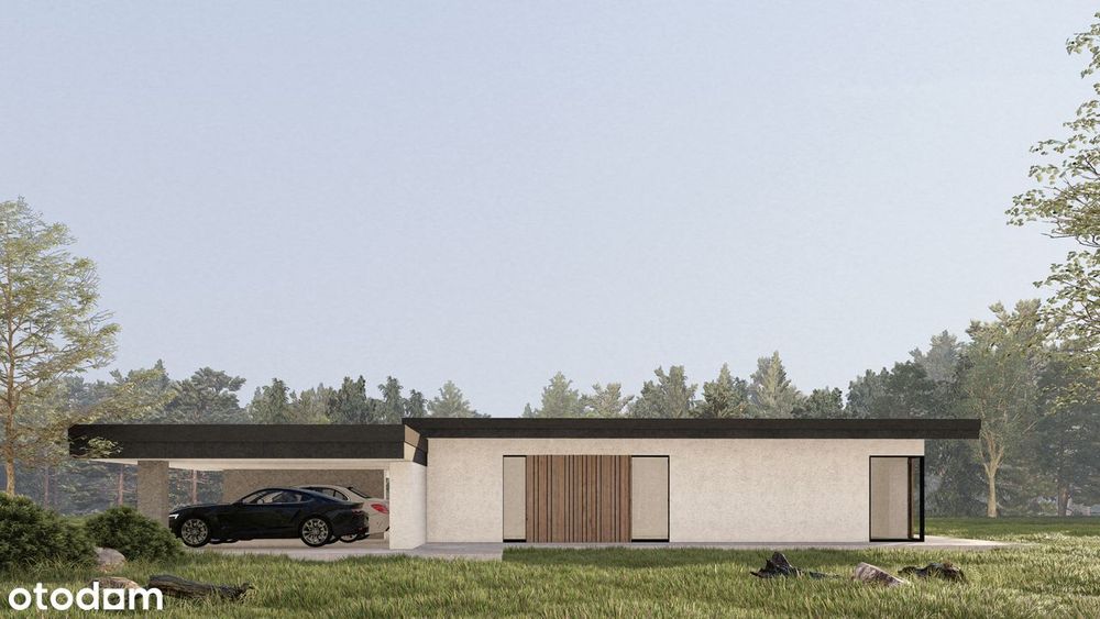 Dom energooszczędny parterowy | Rybakowo | działka 1356 m²