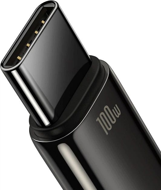 Кабель Baseus Tungsten Gold Fast Charging Data USB-A to Type-C 100W 1м