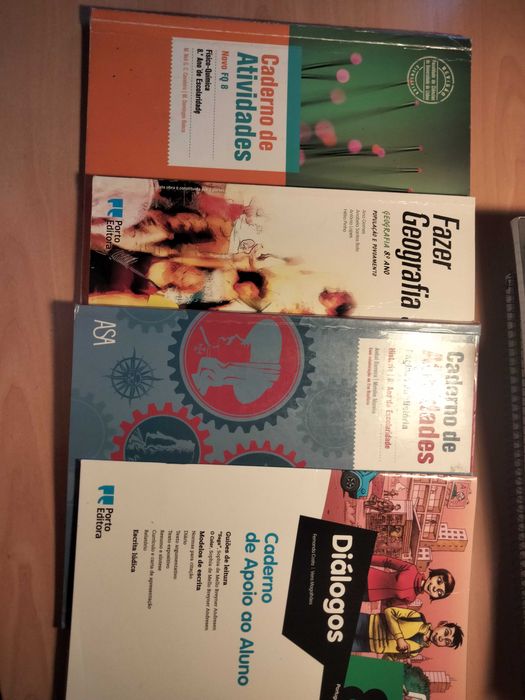 Manuais 8°ano em bom estado