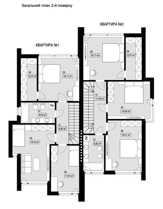 Продается  дуплекс с новой архитектурой  в кг «Золотые Ключи»