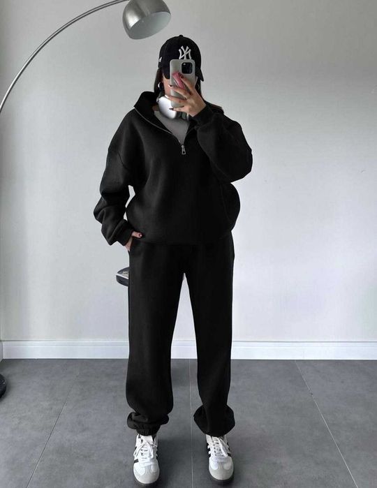 Розпродпж !!!Костюм жіночий на флісі — oversize