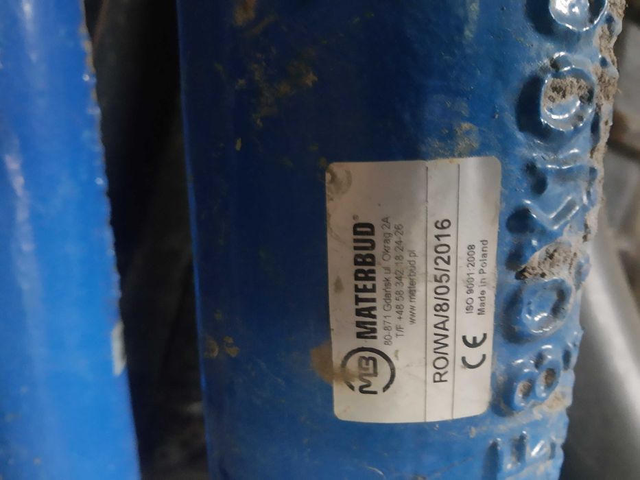 Króciec dwukolnierzowy FF 80x 1000 4 szt