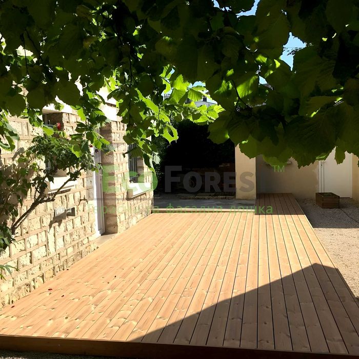 Террасная доска Термососна. Термодерево 26х140мм