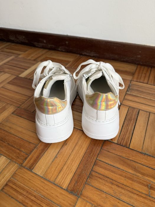 Sapatilhas tenis branco mulher 37