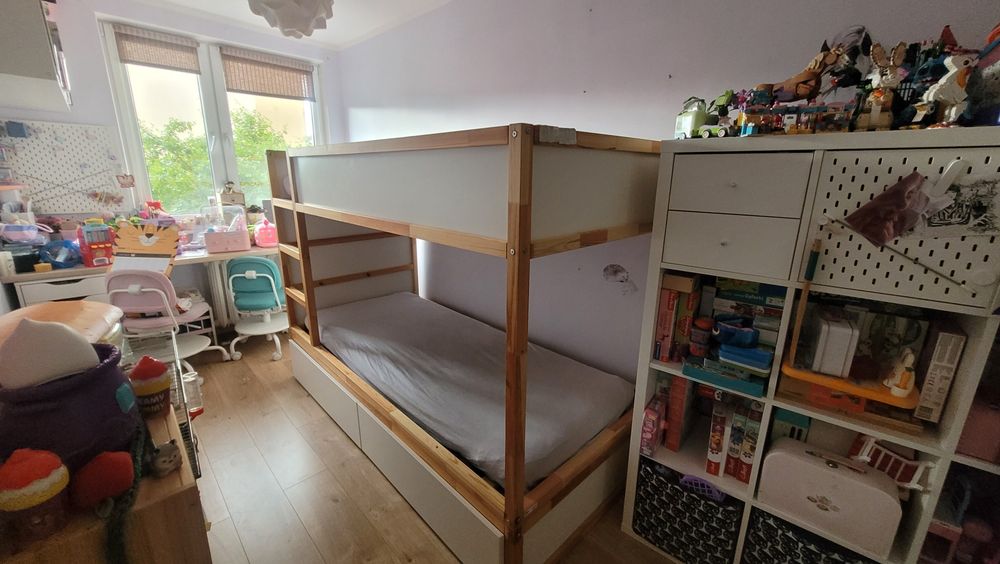Łóżko piętrowe Kura z Ikea