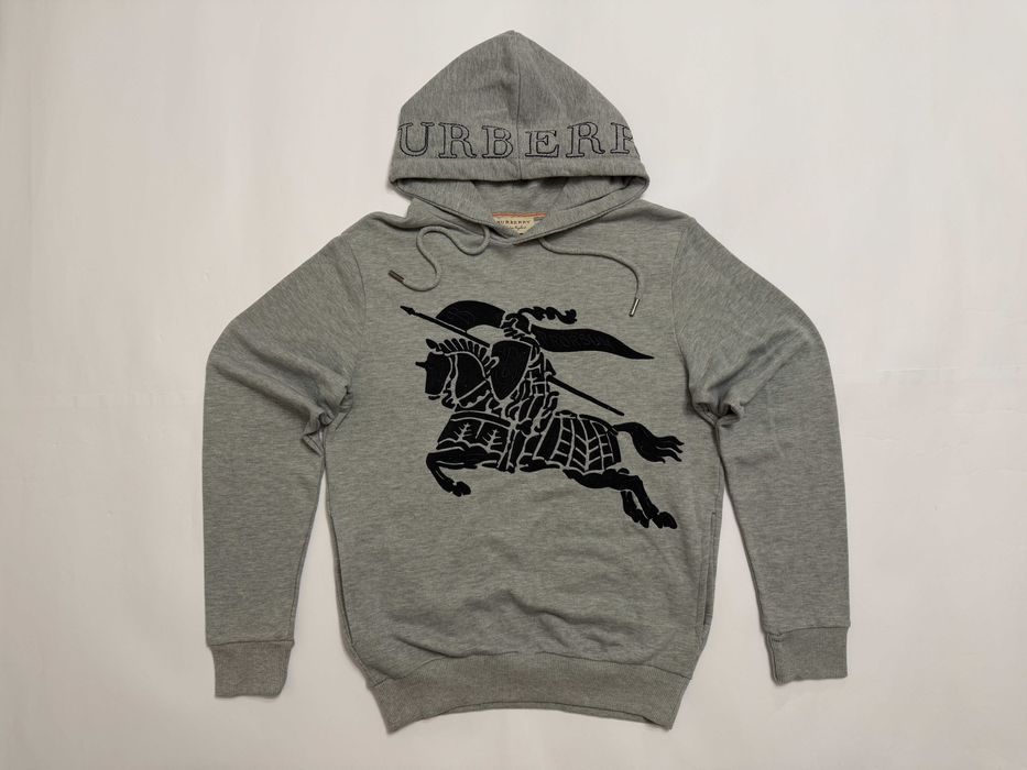 Худі, толстовка Burberry Equestrian Knight Embroidered Logo Hoodie