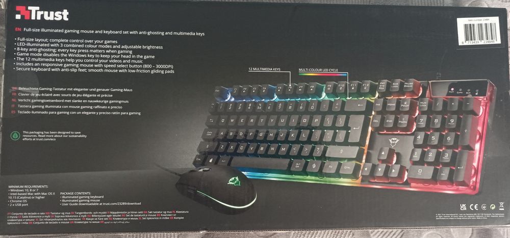 Gaming Keyboard and Mouse Combo64551598118785121