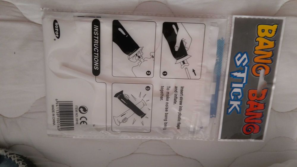 Zabawka dmuchana rurka