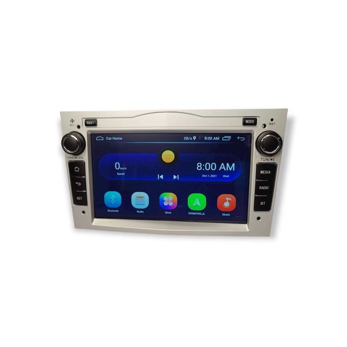 Rádio Android 2DIN para OPEL – 2GB de RAM com Wifi GPS Silver - Cinza