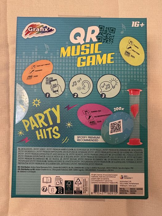 Qr music game - party hits