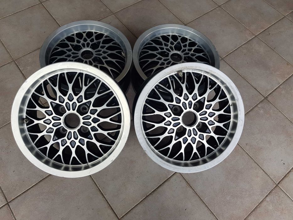 Felgi aluminiowe szprychowe RONAL 6x14 et38 4x100 57,1 Mesh jak Exip Remotec BBS MSW OZ