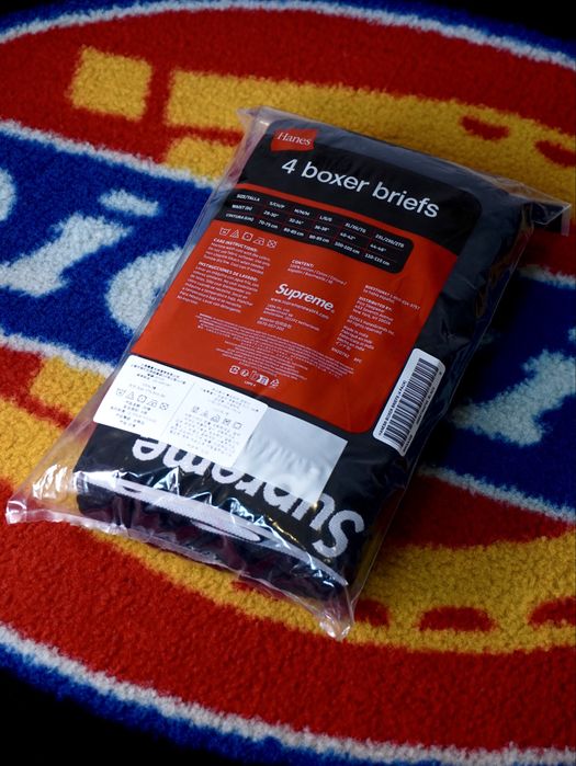 Oryginalne czarne bokserki Supreme / New black Boxers supreme