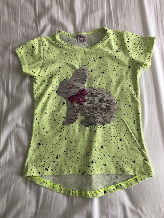 Koszulka z królikiem/cekiny