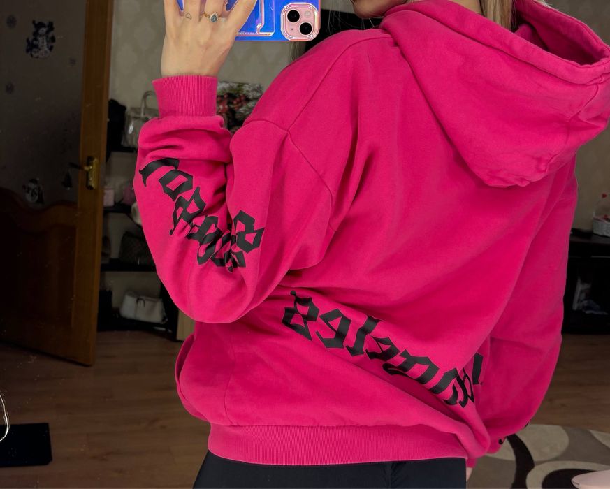 Худі рожеве тепле