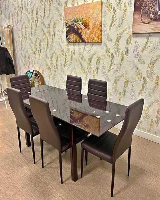 Novidade!! Mesa extensível + 6 cadeiras + portes por 273€